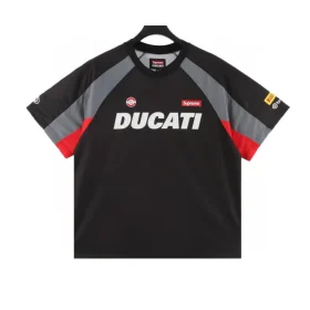SUP x Ducati Racing Jersey T-Shirt in Black - 511 - spm0000511
