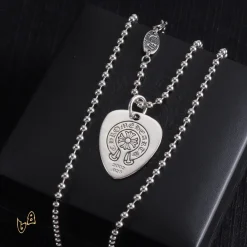 Alternative view of CH Shield Necklace - CH0015