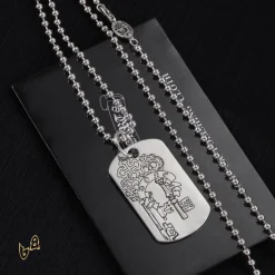Alternative view of CH Dog Tag Necklace - CH0020