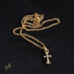 Alternative view of CH Cross Pendant Necklace - CH0026