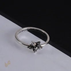 Alternative view of CH Silver Cross Start Ring - CH0083