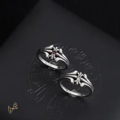 Alternative view of CH Ruby Floral Ring - CH0088