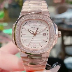 Alternative view of PP Nautilus 7010/1G Rose Gold Diamond Bezel Custom - PP0003