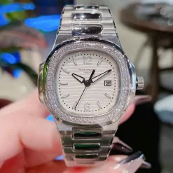 Alternative view of PP Nautilus 7010/1G Steel Diamond Bezel Custom - PP0004