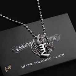 Alternative view of CH Wings Pendant Necklace - CH0033