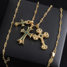 CH Cross Pendant Necklace - CH0046