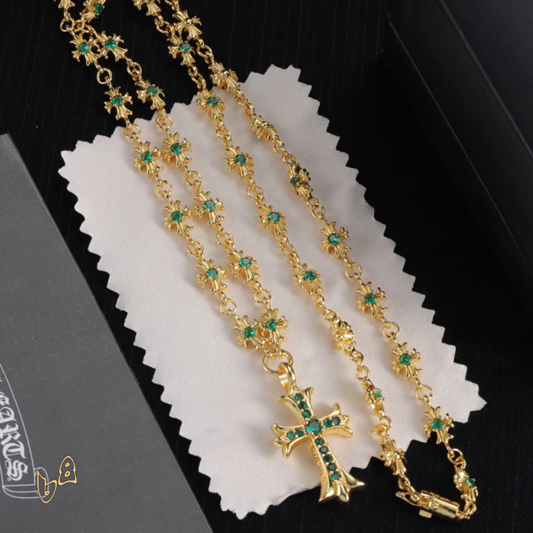 CH Cross Pendant Necklace - CH0049 - Image 2