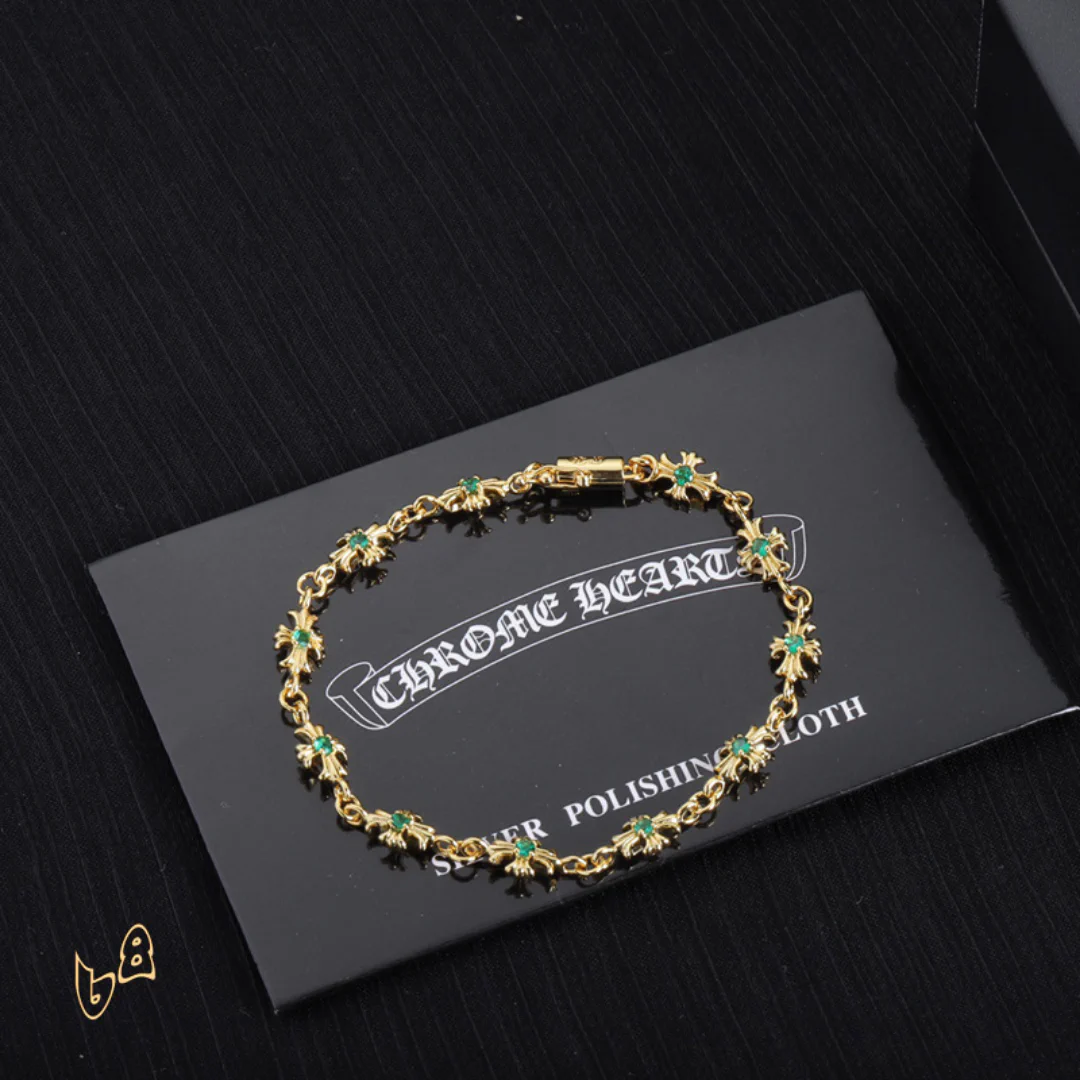 CH Cross Flower Bracelet - CH0067 - Image 2