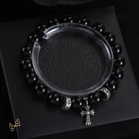 CH Beaded Cross Flower Bracelet - CH0074