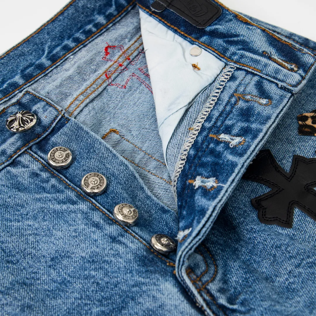 CH Cross Patch Jeans - CH0120 - Image 5