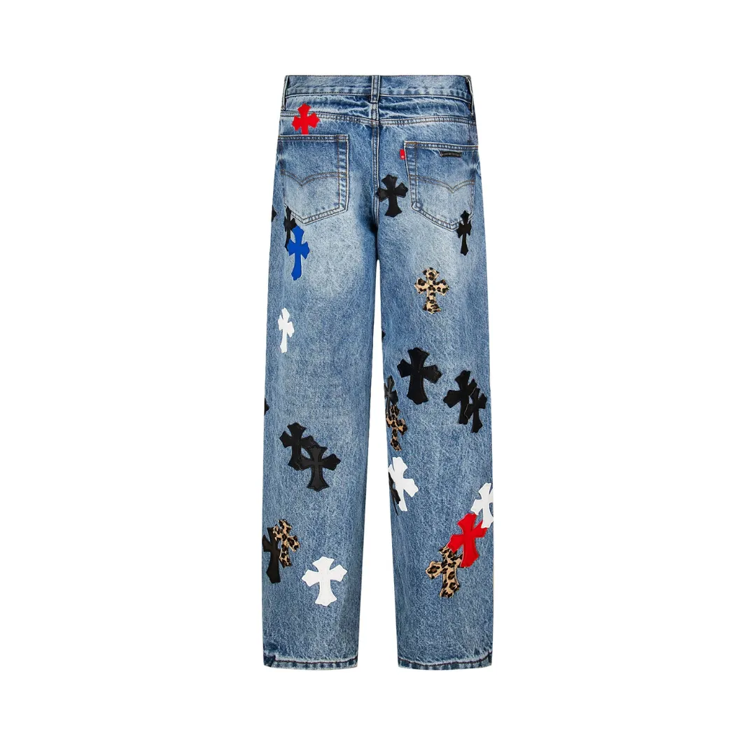 CH Cross Patch Jeans - CH0120 - Image 2