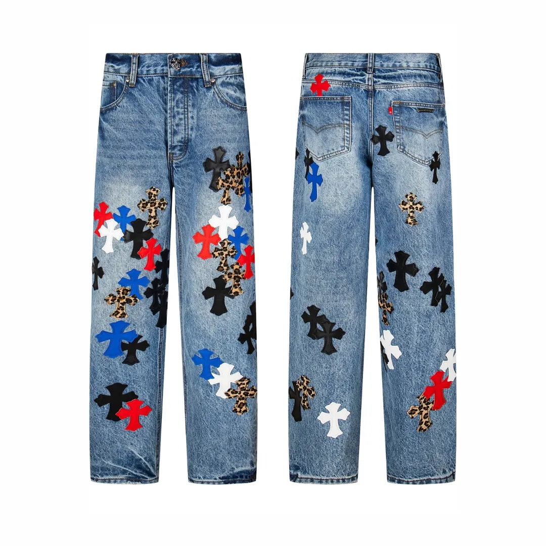 CH Cross Patch Jeans - CH0120 - Image 3