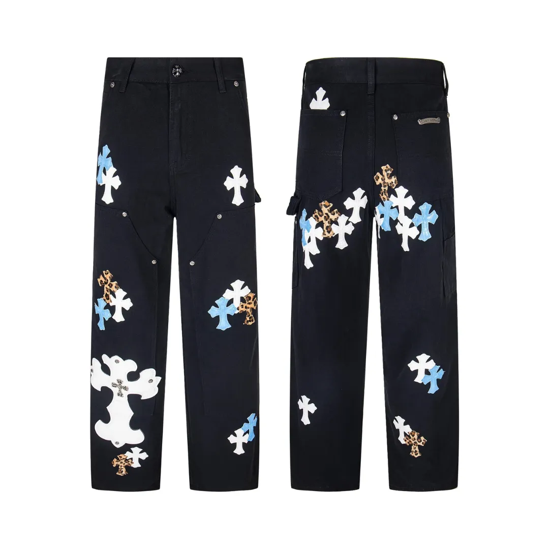 CH Cross Patch Jeans - CH0121 - Image 3