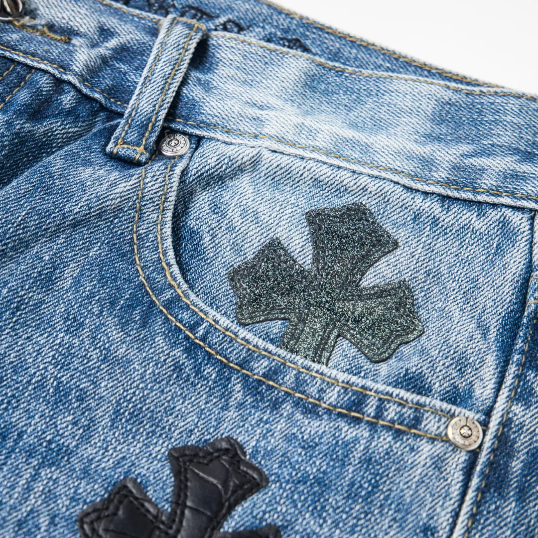 CH Cross Patch Jeans - CH0125 - Image 11