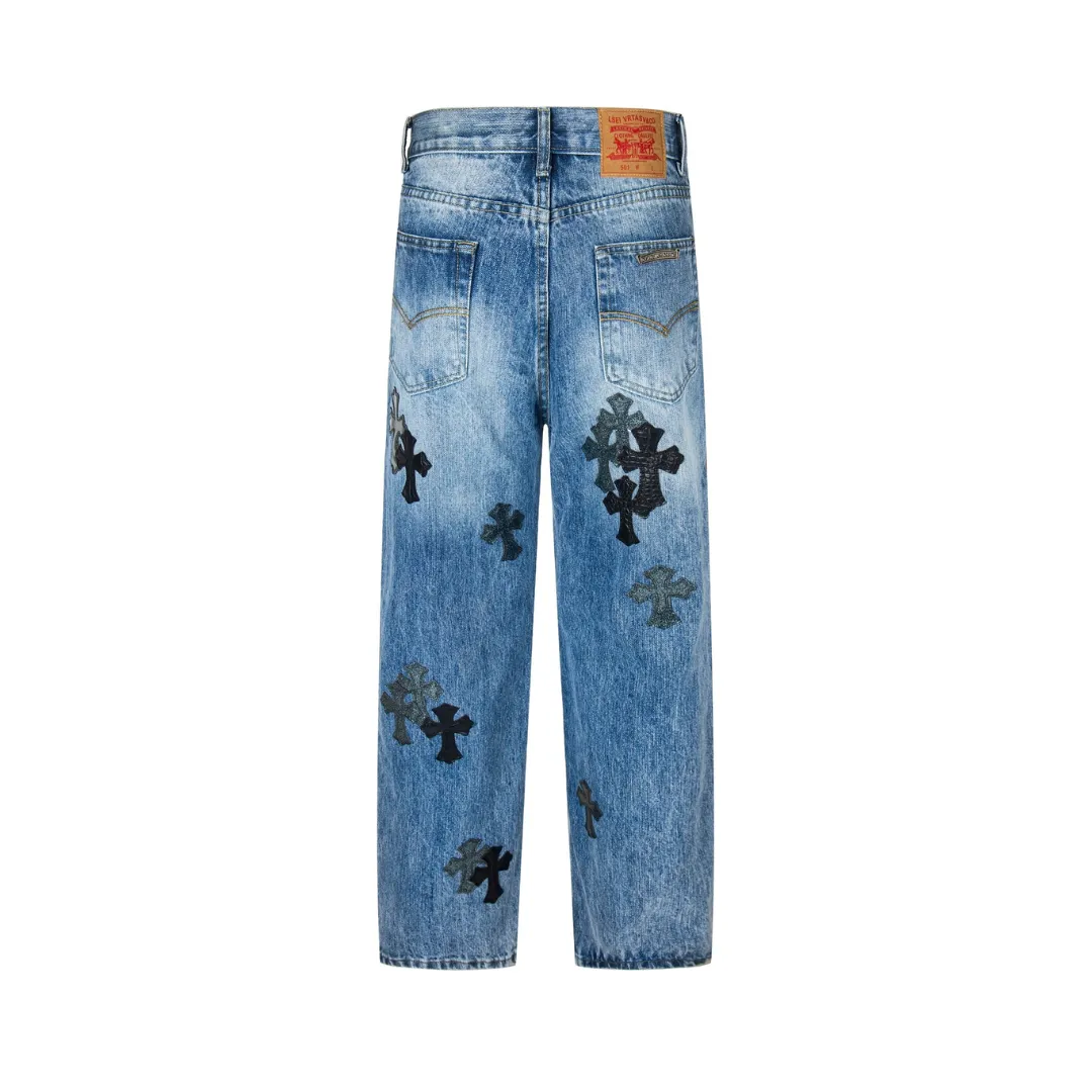 CH Cross Patch Jeans - CH0125 - Image 2