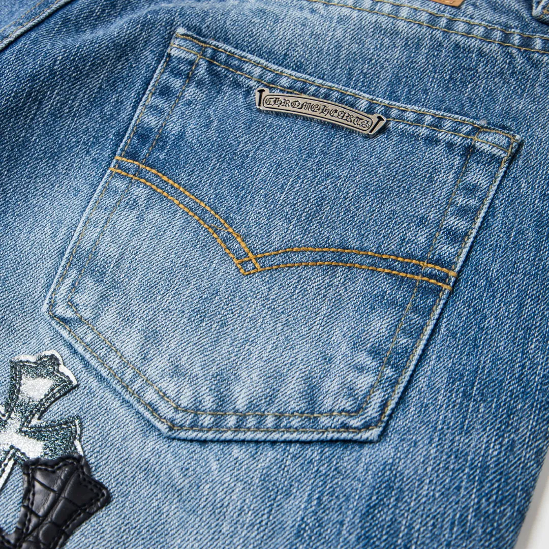 CH Cross Patch Jeans - CH0125 - Image 7