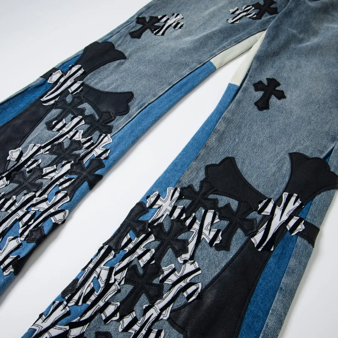 CH Cross Patch Jeans - CH0127 - Image 8
