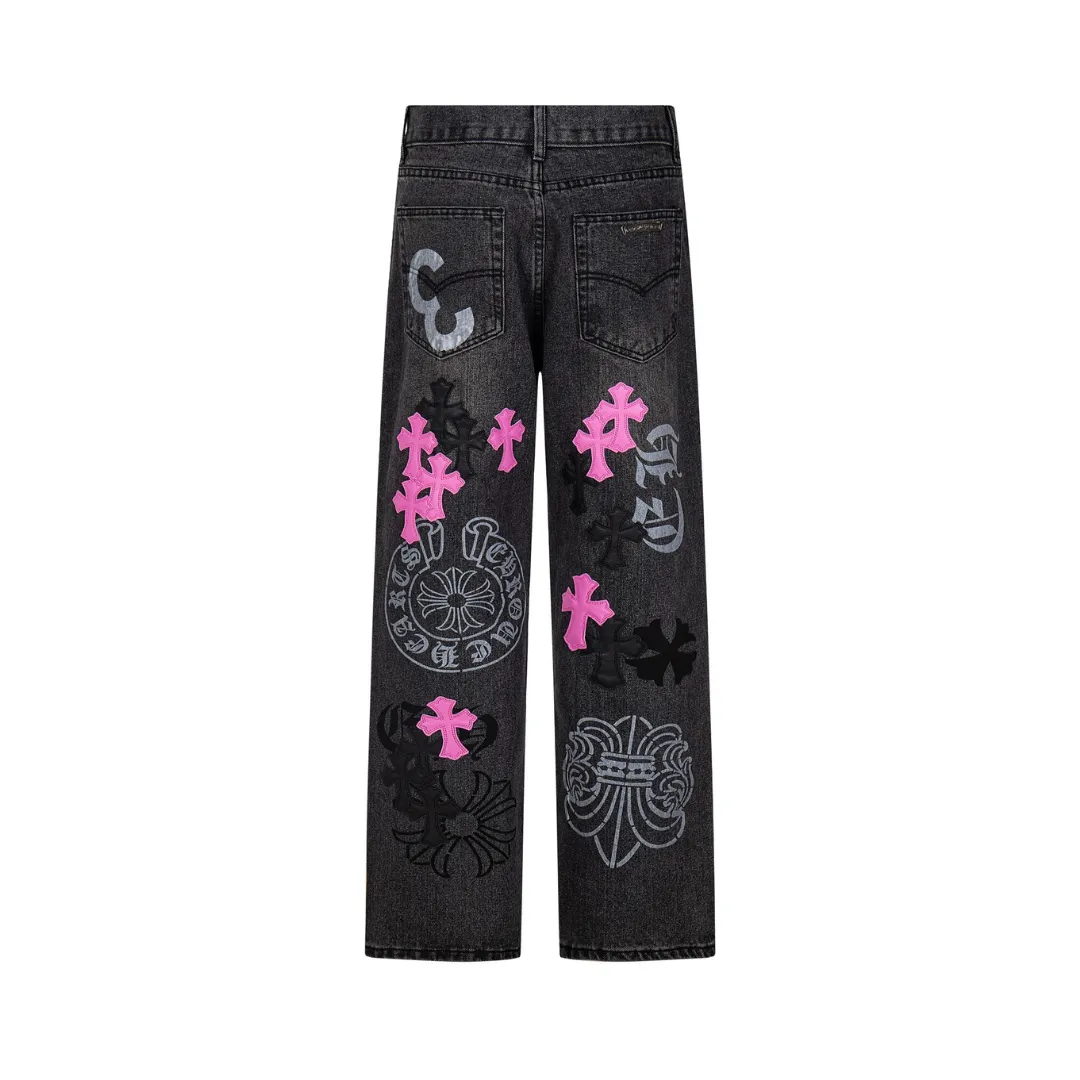 CH Cross Patch Jeans - CH0130 - Image 2