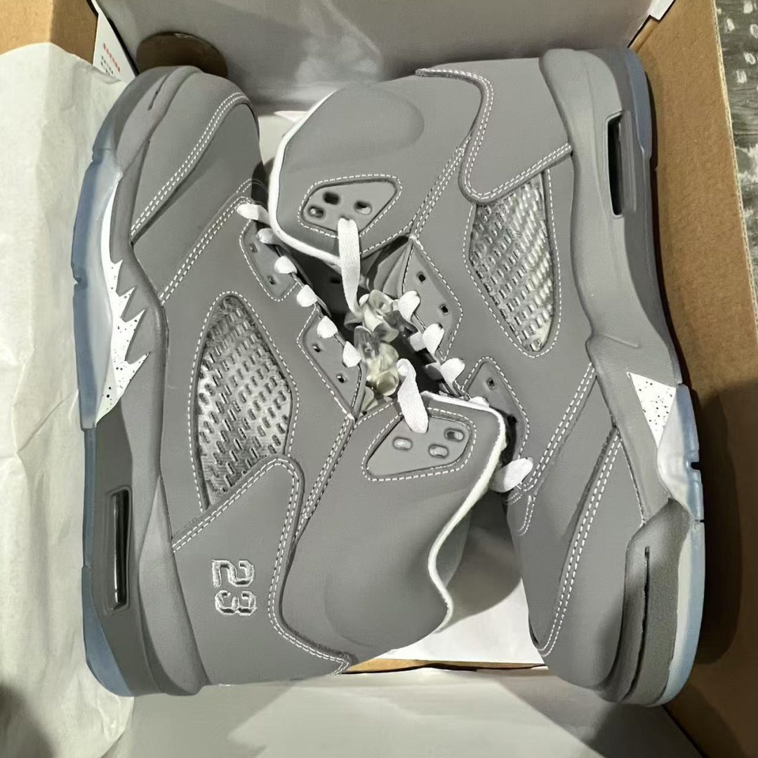AJ 5 Wolf Grey Shoes Sneakers - nk0004290 - Image 11