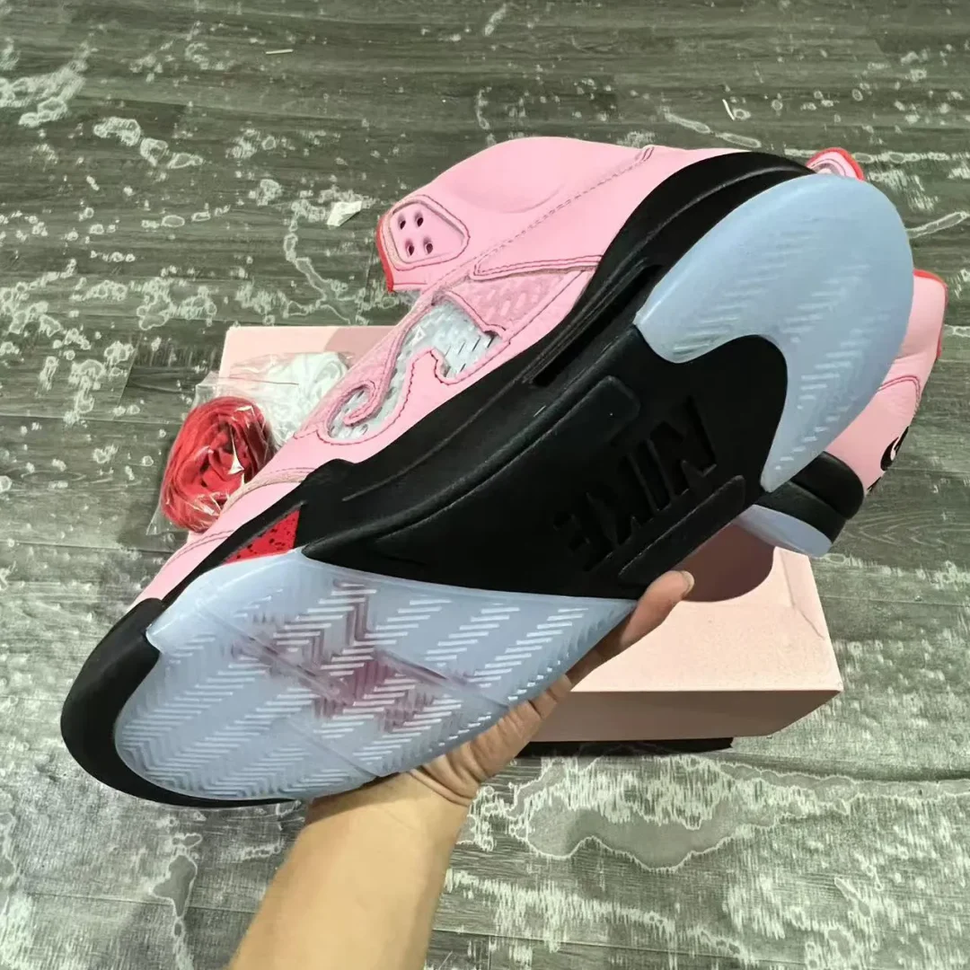Awake NY x AJ 5 Arctic Pink Shoes Sneakers - nk0004393 - Image 6