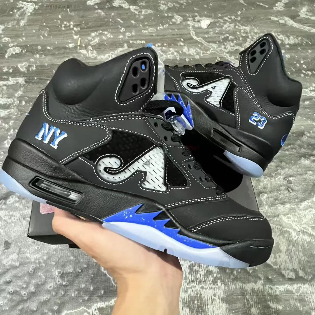 Awake NY x AJ 5 Racer Blue Shoes Sneakers - nk0004445 - Image 4
