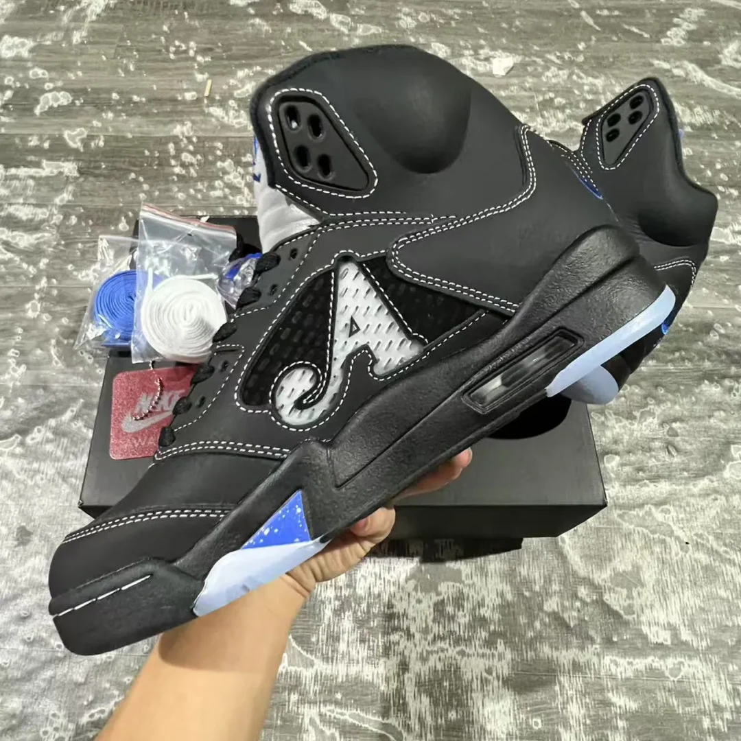 Awake NY x AJ 5 Racer Blue Shoes Sneakers - nk0004445 - Image 5