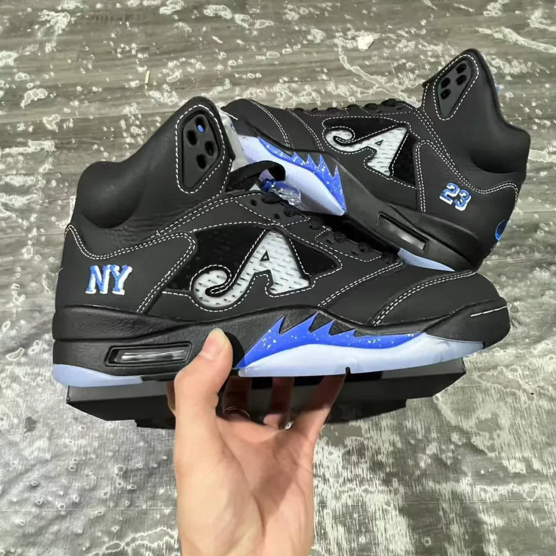 Awake NY x AJ 5 Racer Blue Shoes Sneakers - nk0004445 - Image 6