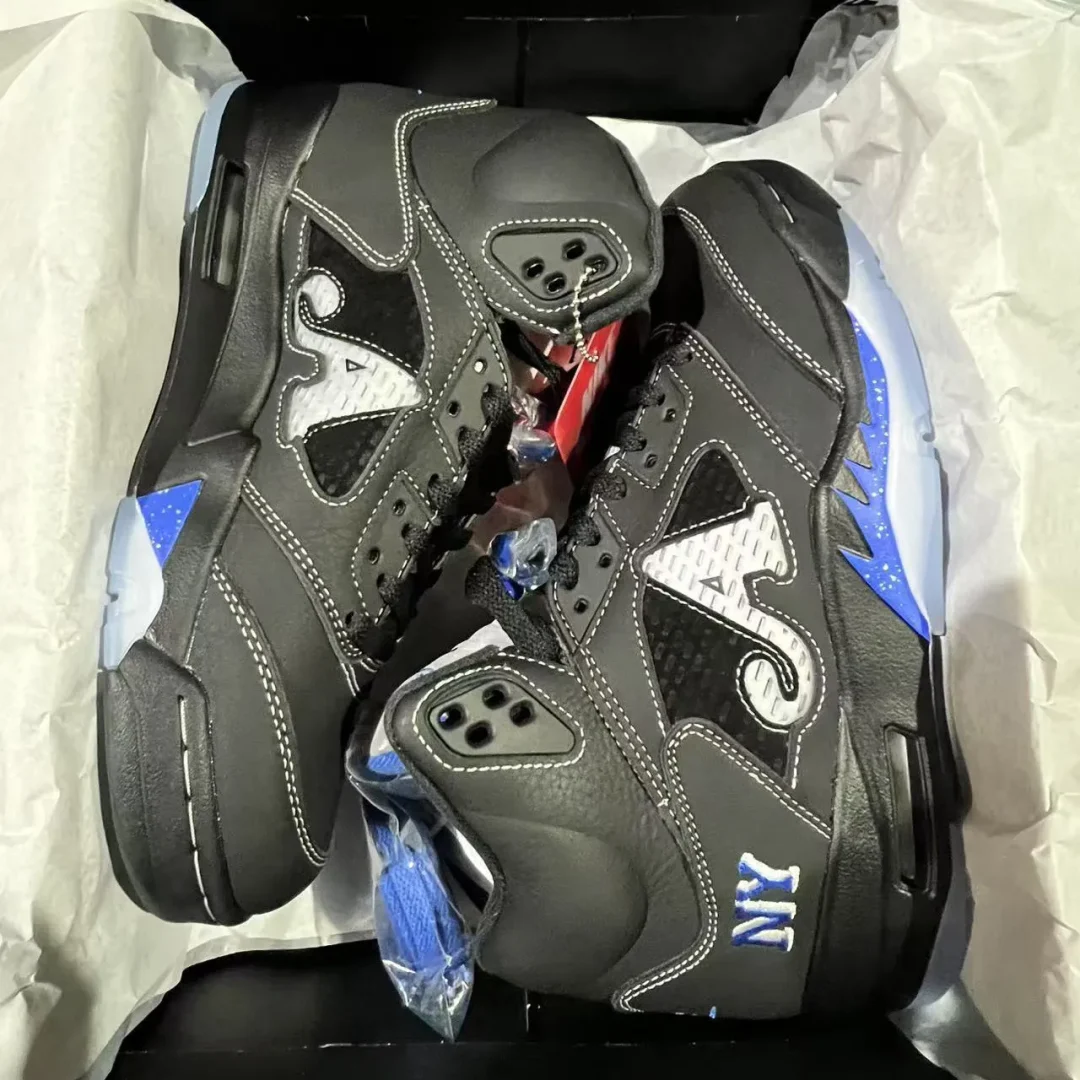 Awake NY x AJ 5 Racer Blue Shoes Sneakers - nk0004445 - Image 9
