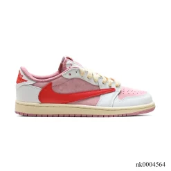 Travis Scott x AJ 1 Low OG Shy Pink Shoes Sneakers – nk0004564