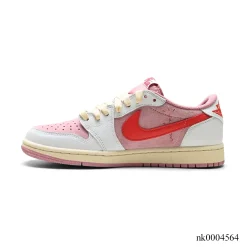 Alternative view of Travis Scott x AJ 1 Low OG Shy Pink Shoes Sneakers – nk0004564