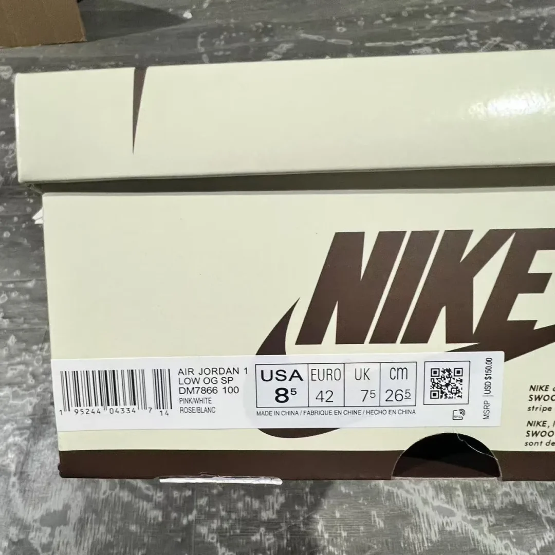 Travis Scott x AJ 1 Low OG Shy Pink Shoes Sneakers – nk0004567 - Image 11