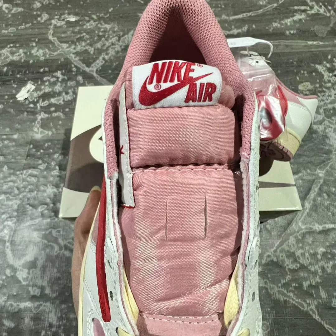 Travis Scott x AJ 1 Low OG Shy Pink Shoes Sneakers – nk0004567 - Image 8