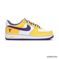 [Premium] Kobe Bryant x AF 1 Low White Purple Yellow Shoes Sneaker - nk0004566