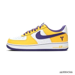 Alternative view of [Premium] Kobe Bryant x AF 1 Low White Purple Yellow Shoes Sneaker - nk0004566