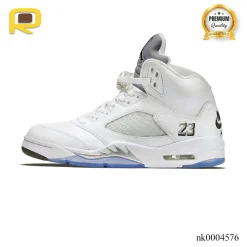 Alternative view of AJ 5 White Metallic (2026) Shoes Sneakers - nk0004576