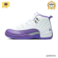 Alternative view of AJ 12 White Field Purple Shoes Sneakers - nk0004581