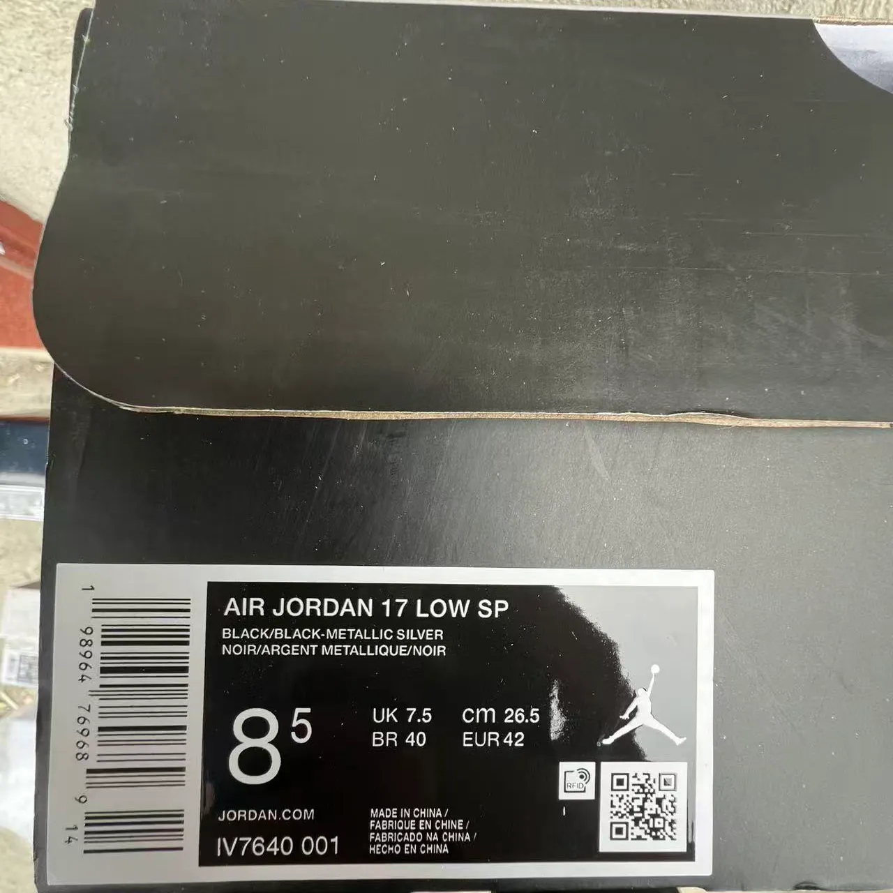 AJ 17 Low Black Patent Shoes Sneakers – nk0004597 - Image 12