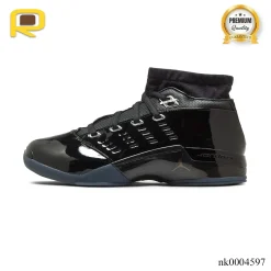 Alternative view of AJ 17 Low Black Patent Shoes Sneakers – nk0004597