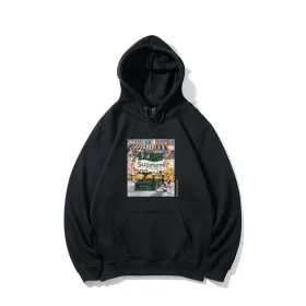 SUP Graphic Print Hoodie - SUP0023