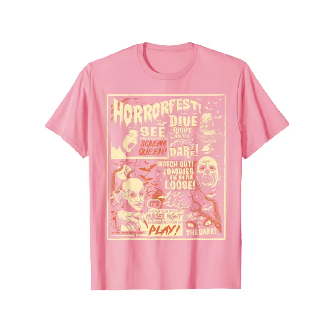 Halloween Graphic Printed T-Shirts - HLW0007 - Image 4