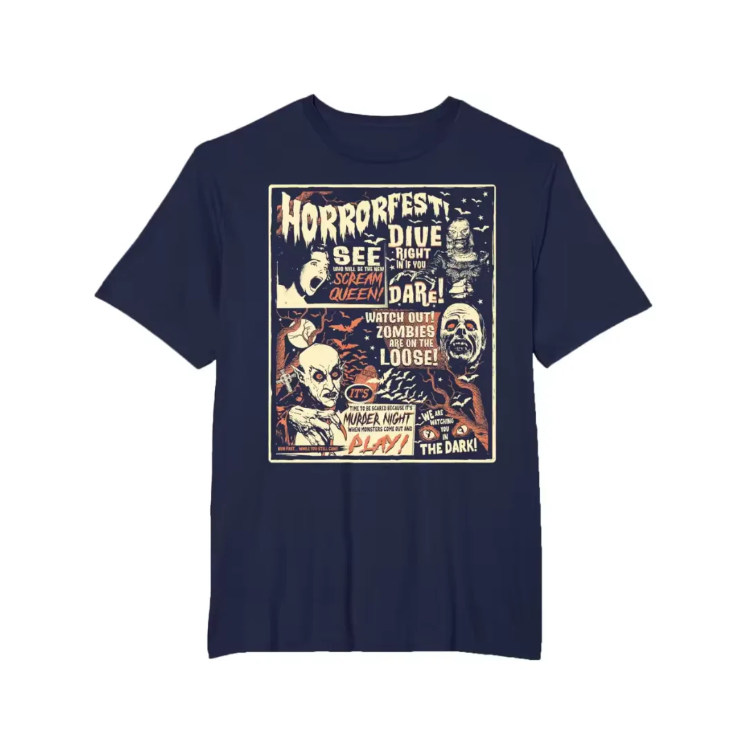 Halloween Graphic Printed T-Shirts - HLW0007 - Image 3