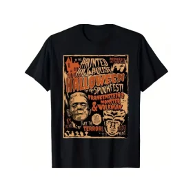 Halloween Graphic Printed T-Shirts - HLW0007