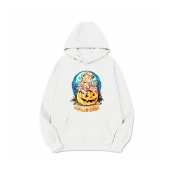 Alternative view of Halloween Graphic Printed Hoodie - HLW0017