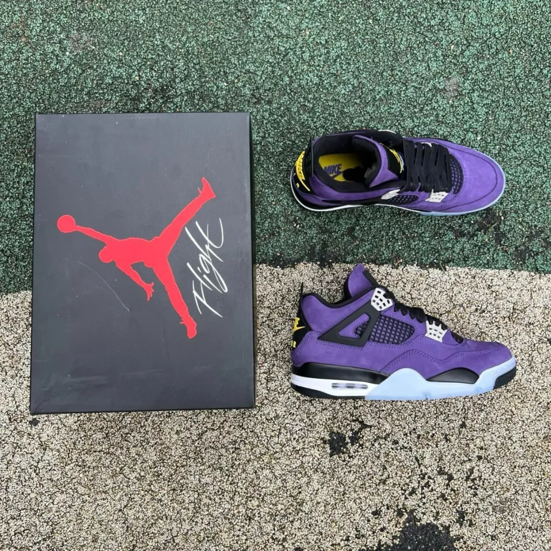 AJ 4 Lakers Shoes Sneakers - nk0004535 - Image 8