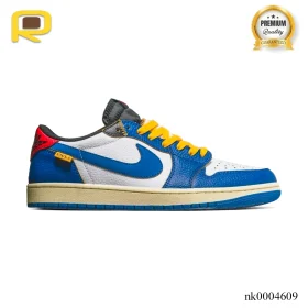 Union LA x AJ 1 Low OG Storm Blue Shoes Sneakers – nk0004609