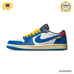 Alternative view of Union LA x AJ 1 Low OG Storm Blue Shoes Sneakers – nk0004609