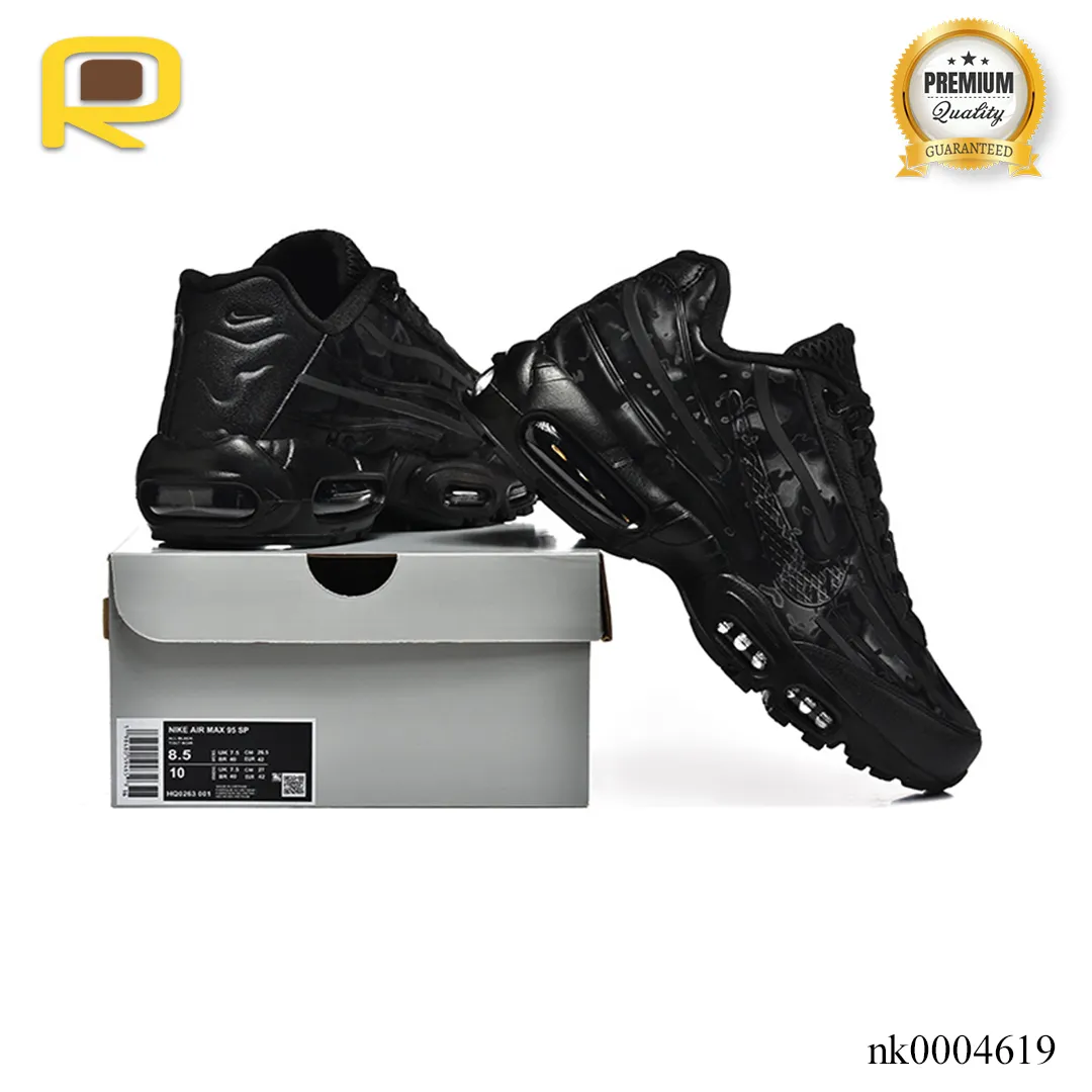 WORKSOUT x AM 95 Uniform Black Anthracite Shoes Sneakers - nk0004619 - Image 4