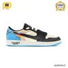 Travis Scott x OW x AJ 1 Low OG UNC Shoes Sneakers – nk0004645