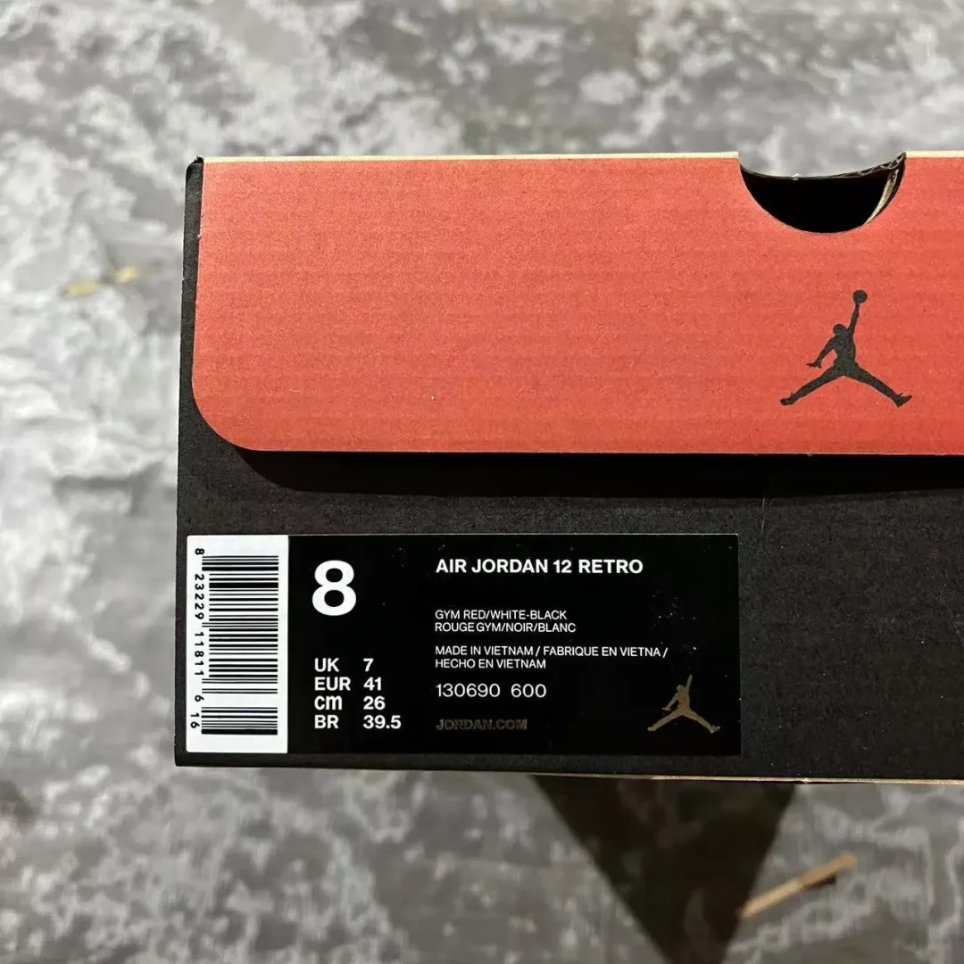 AJ 12 Gym Red Shoes Sneakers - nk0004662 - Image 12