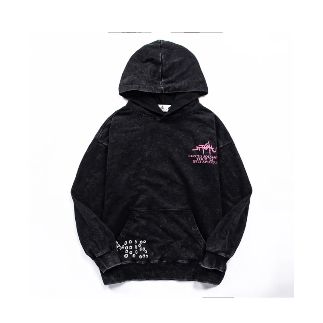 Travis Scott Graphic Print Hoodie - TS0003